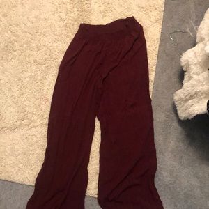 Red boho pants (: